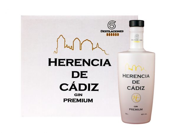 Caja 6 botellas Herencia de Cádiz Gin Premium